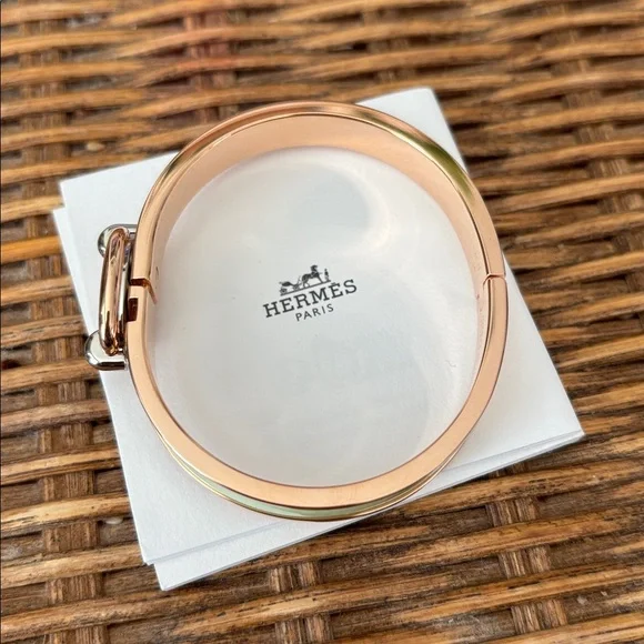 HERMÈS Vert Amande Mini Clic Chaine d'Ancre Bracelet - Picture 5 of 11